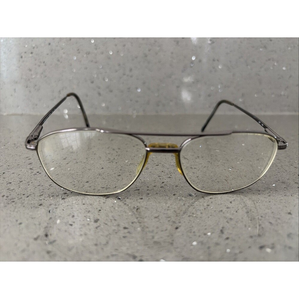 Adensco Eyeglasses Frames ONLY Mark 2A7 Aviator Double Bridge 55-16-145 5-3